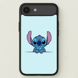 Alien Blue Leaning Phone Case for iPhone 17 Air