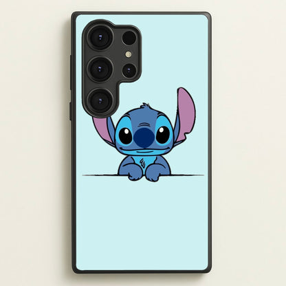 Alien Blue Leaning  - Disney Phone Case for Galaxy S25 Ultra