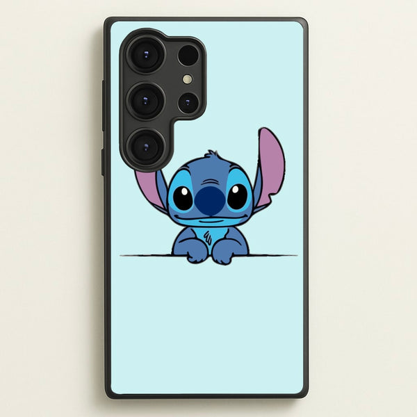 Alien Blue Leaning  - Disney Phone Case for Galaxy S25 Ultra