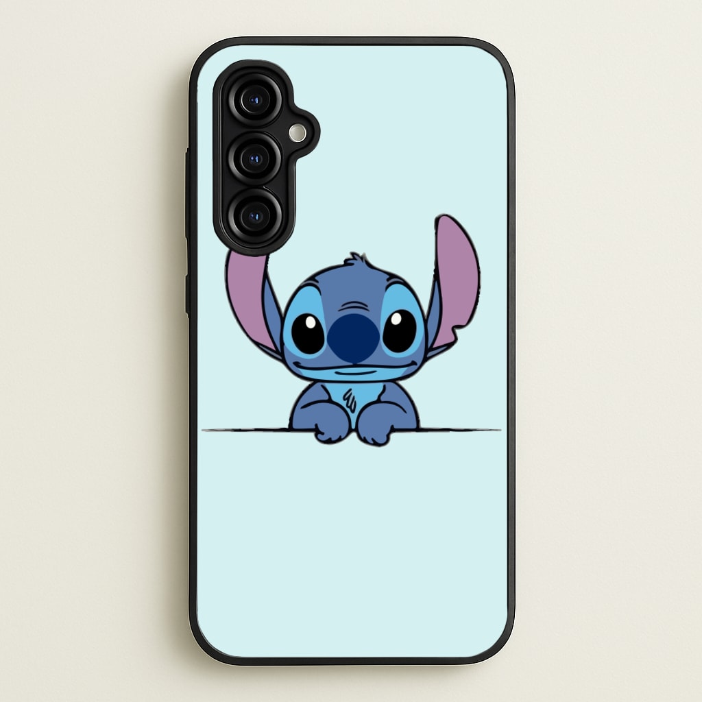 Alien Blue Leaning  - Disney Phone Case for Galaxy A54