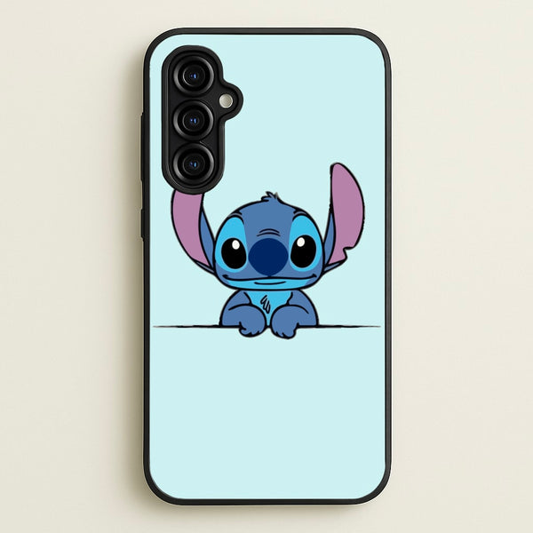 Alien Blue Leaning  - Disney Phone Case for Galaxy A54