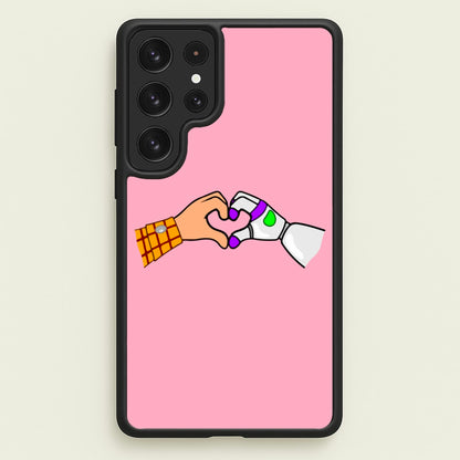 Woody And Buzz Love  - Disney Phone Case for Galaxy S22 Ultra
