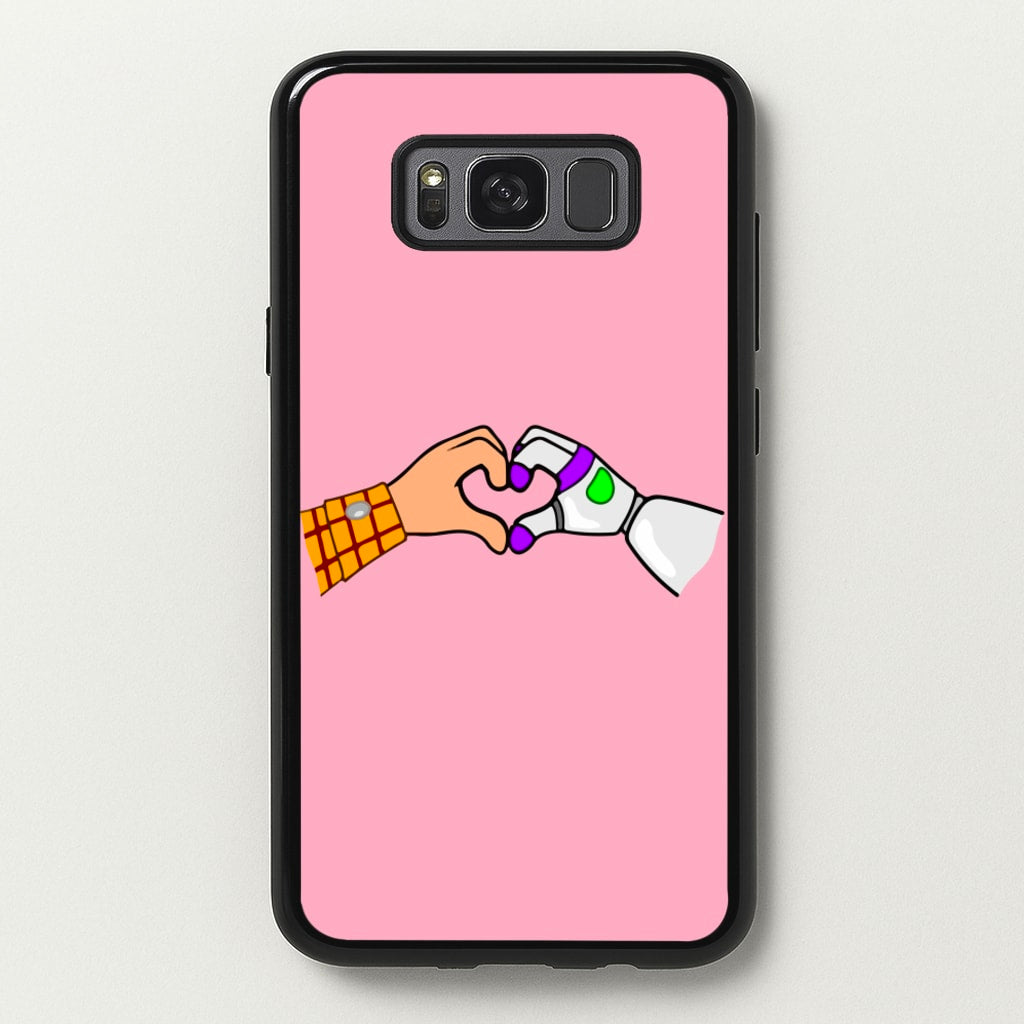 Woody And Buzz Love  - Disney Phone Case for Galaxy S8 Plus