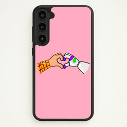 Woody And Buzz Love  - Disney Phone Case for Galaxy S23