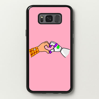 Woody And Buzz Love  - Disney Phone Case for Galaxy S8