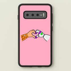 Woody And Buzz Love  - Disney Phone Case for Galaxy S10 Plus