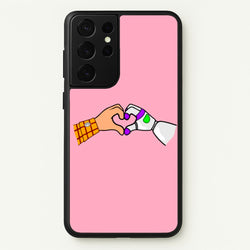 Woody And Buzz Love  - Disney Phone Case for Galaxy S21 Ultra