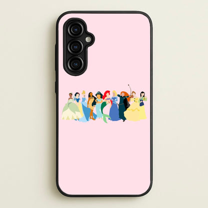 Fairytale Princesses Cast  - Disney Phone Case for Galaxy A54