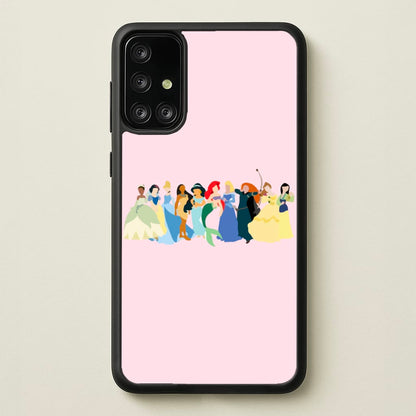 Fairytale Princesses Cast  - Disney Phone Case for Galaxy A71