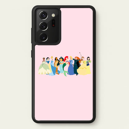 Fairytale Princesses Cast  - Disney Phone Case for Galaxy Note 20 Ultra