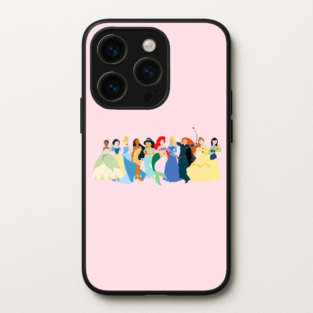 Fairytale Princesses Cast  - Disney Phone Case for iPhone 15 Pro