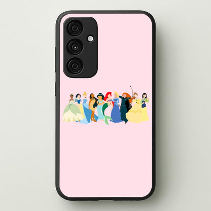 Fairytale Princesses Cast  - Disney Phone Case for Galaxy A35