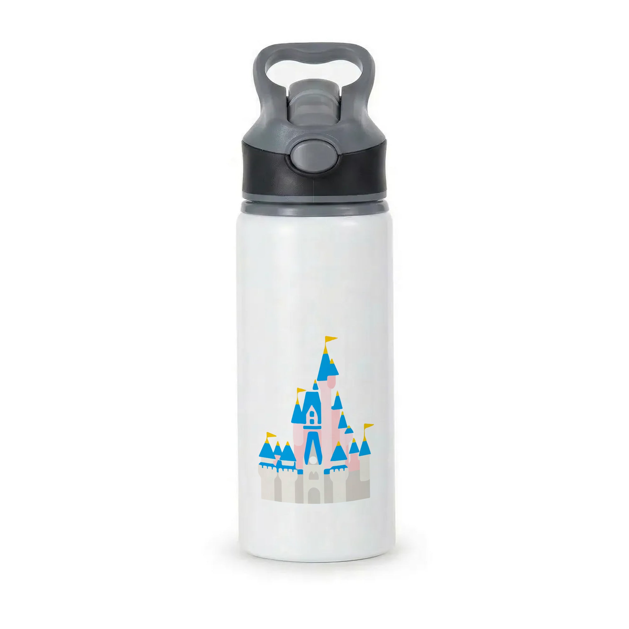 Fairytale Castle Active Water Bottle - Black
