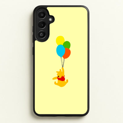 Pooh On Balloons  - Disney Phone Case for Galaxy A34