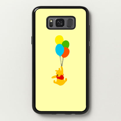 Pooh On Balloons  - Disney Phone Case for Galaxy S8 Plus