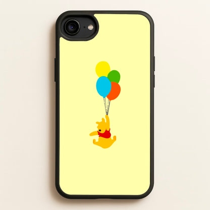 Pooh On Balloons  - Disney Phone Case for iPhone 6 / 7 / 8 / SE