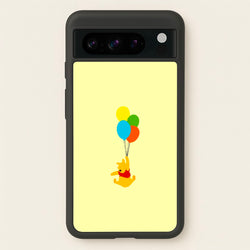 Pooh On Balloons  - Disney Phone Case for Google Pixel 8 Pro