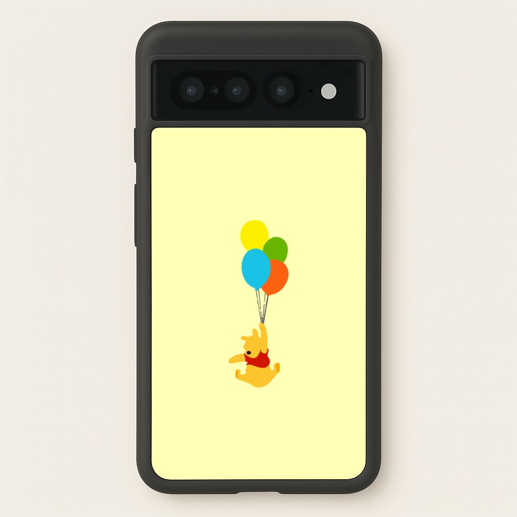 Pooh On Balloons  - Disney Phone Case for Google Pixel 7 Pro