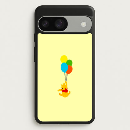 Pooh On Balloons  - Disney Phone Case for Google Pixel 9 / 9 Pro