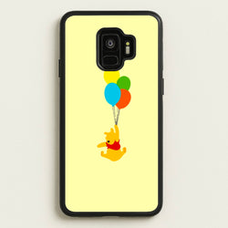 Pooh On Balloons  - Disney Phone Case for Galaxy S9
