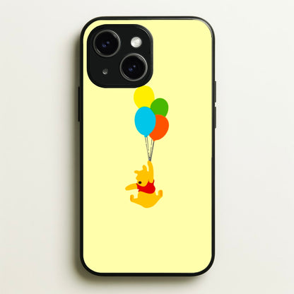 Pooh On Balloons  - Disney Phone Case for iPhone 15