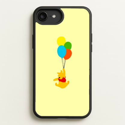Pooh On Balloons  - Disney Phone Case for iPhone 6 Plus / 7 Plus / 8 Plus