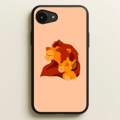 King Lion And Cub  - Disney Phone Case for iPhone 16e