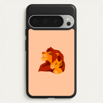 King Lion And Cub  - Disney Phone Case for Google Pixel 9 Pro XL