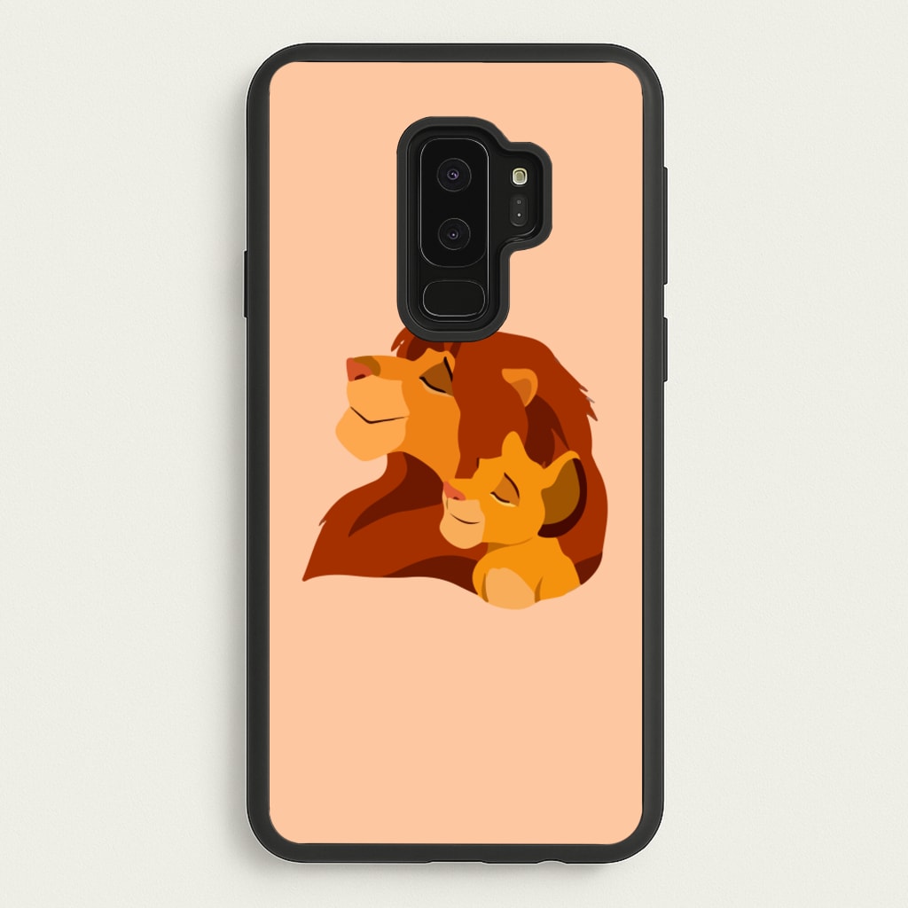 King Lion And Cub  - Disney Phone Case for Galaxy S9 Plus