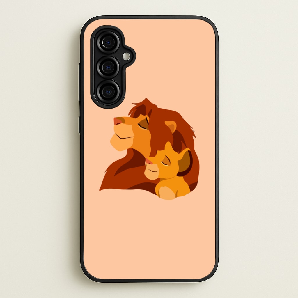 King Lion And Cub  - Disney Phone Case for Galaxy A54