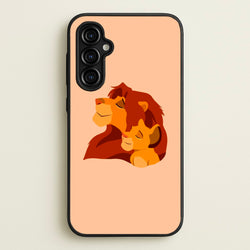 King Lion And Cub  - Disney Phone Case for Galaxy A54