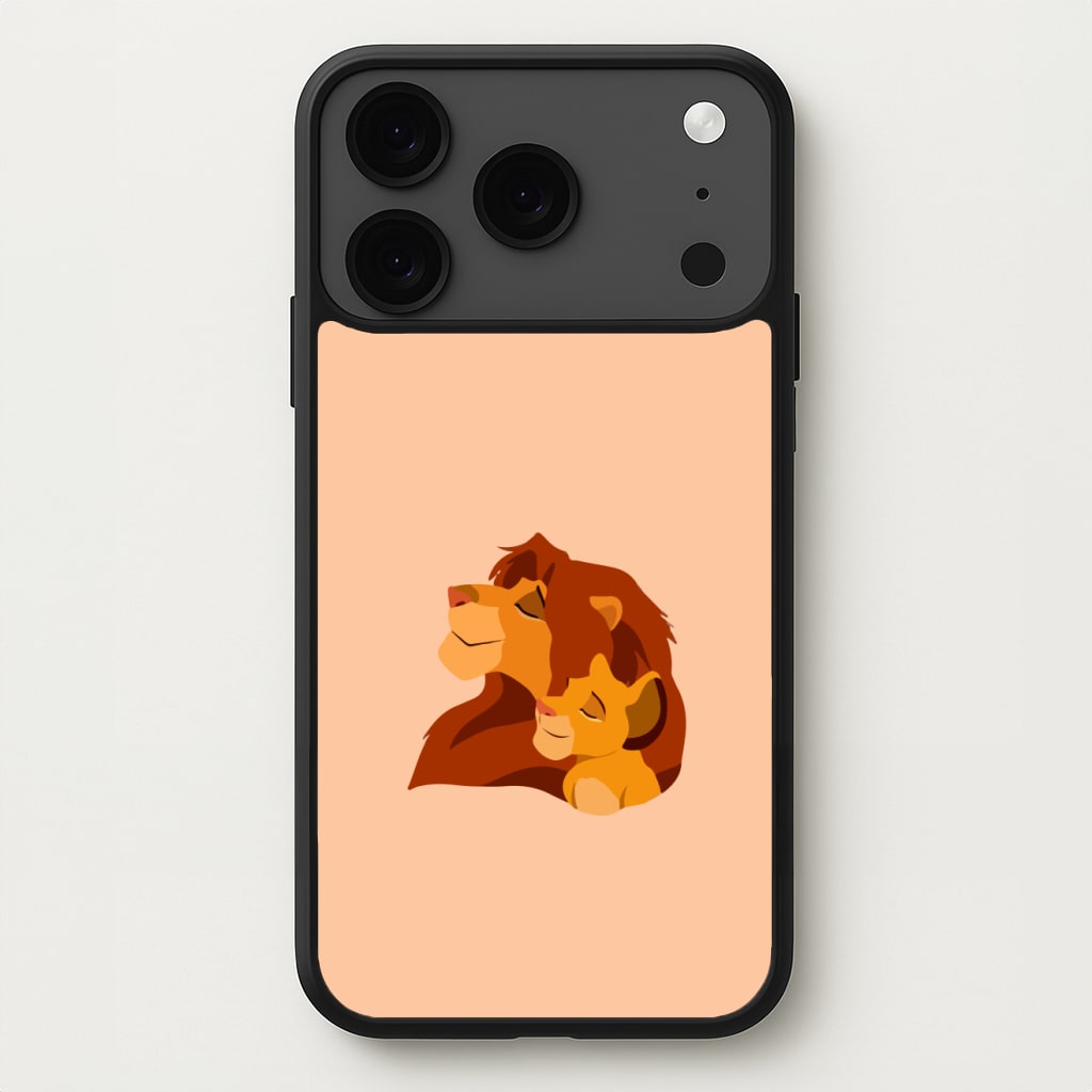 King Lion And Cub Phone Case
