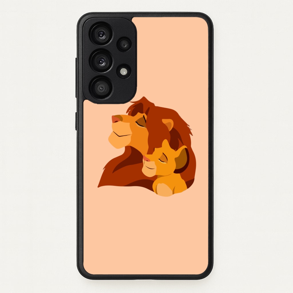 King Lion And Cub  - Disney Phone Case for Galaxy A33