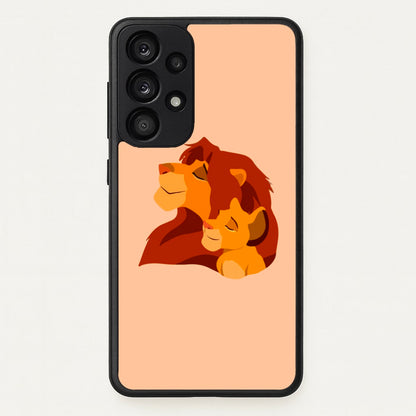 King Lion And Cub  - Disney Phone Case for Galaxy A33