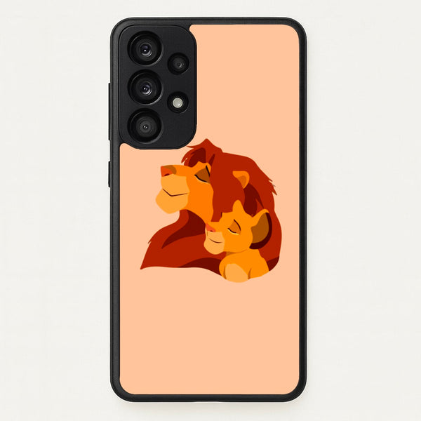 King Lion And Cub  - Disney Phone Case for Galaxy A33