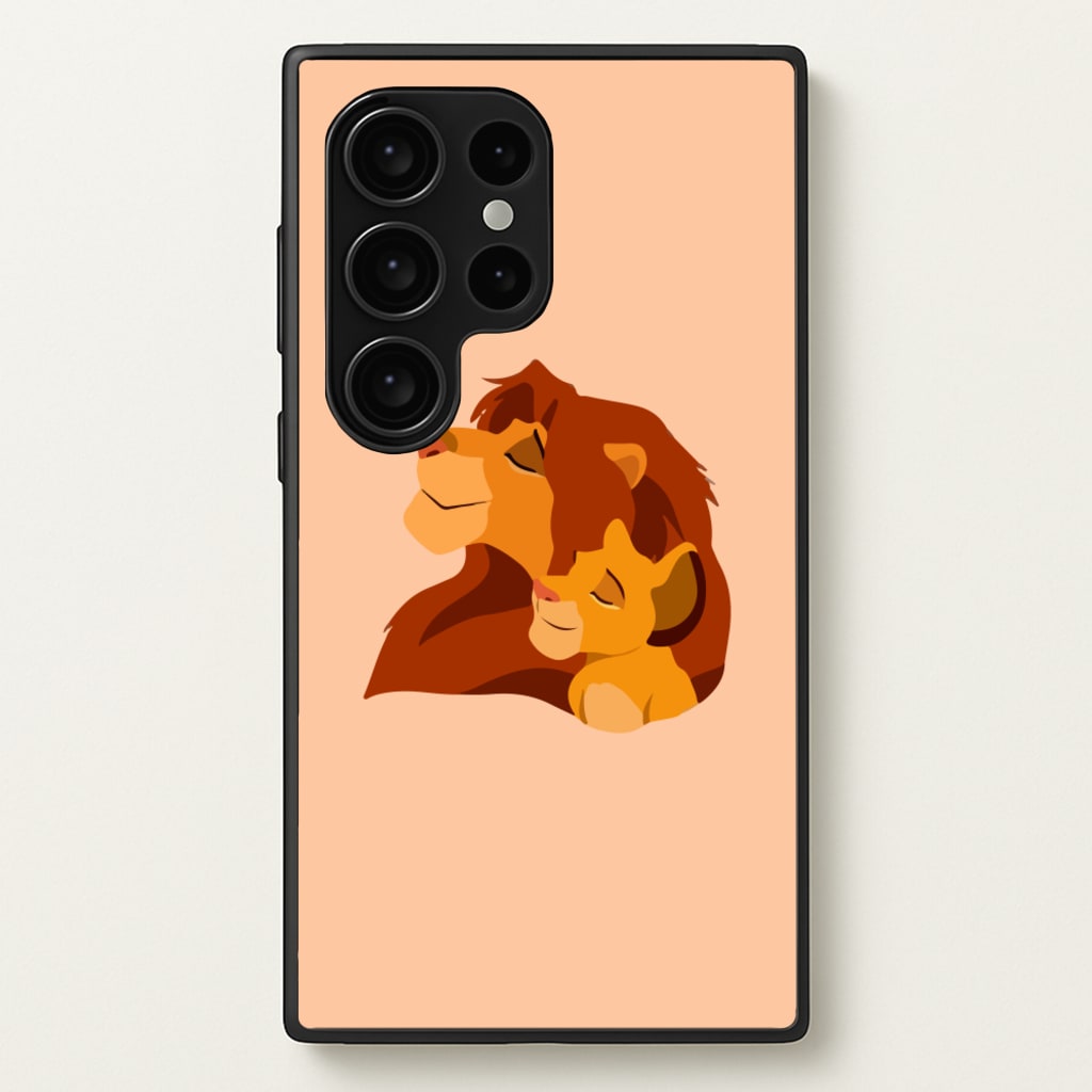 King Lion And Cub  - Disney Phone Case for Galaxy S24 Ultra