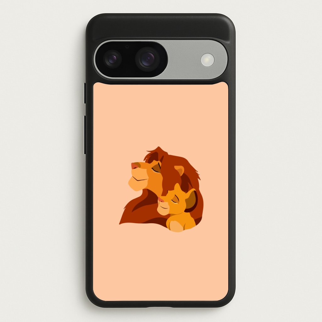 King Lion And Cub  - Disney Phone Case for Google Pixel 9 / 9 Pro