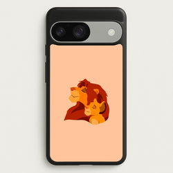 King Lion And Cub  - Disney Phone Case for Google Pixel 9 / 9 Pro