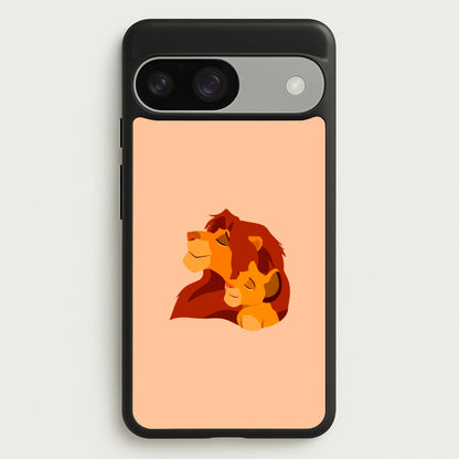 King Lion And Cub  - Disney Phone Case for Google Pixel 9 / 9 Pro