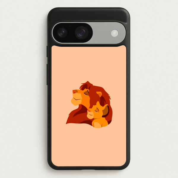King Lion And Cub  - Disney Phone Case for Google Pixel 9 / 9 Pro