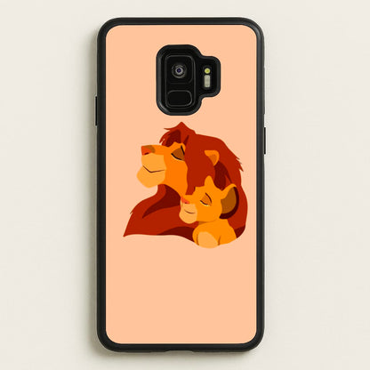 King Lion And Cub  - Disney Phone Case for Galaxy S9