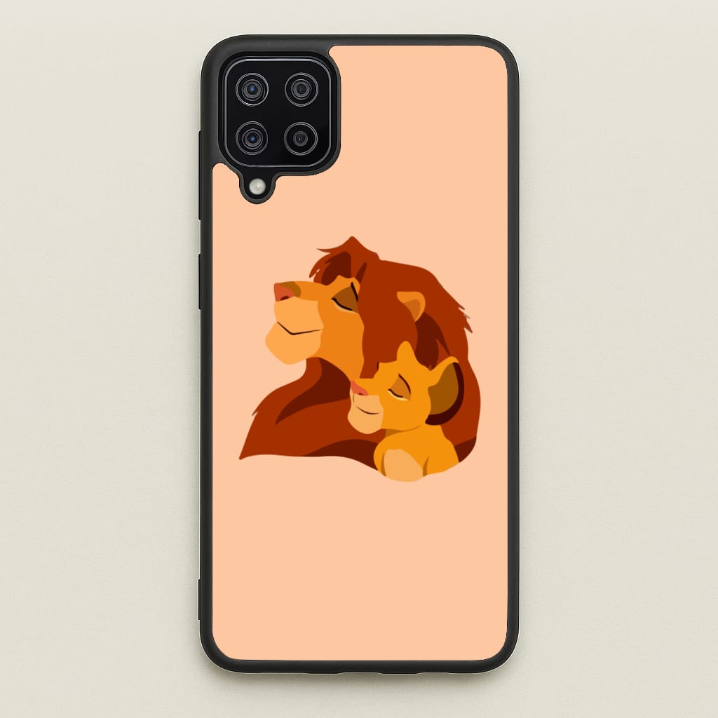 King Lion And Cub  - Disney Phone Case for Galaxy A12
