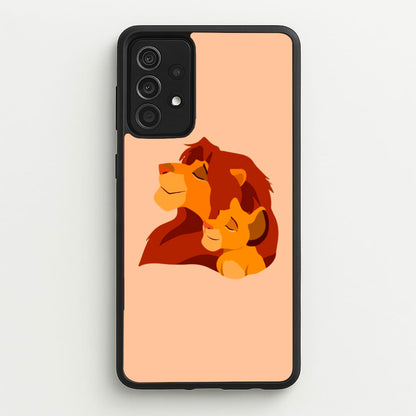 King Lion And Cub  - Disney Phone Case for Galaxy A52 / A52s