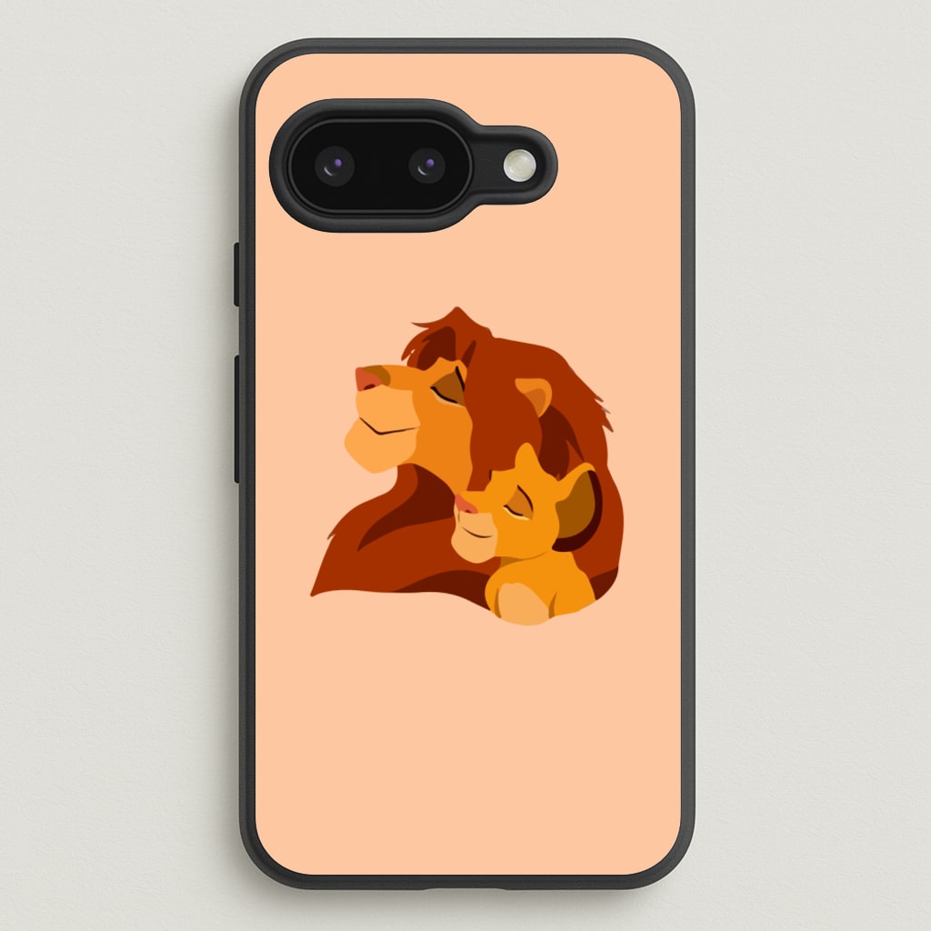 King Lion And Cub  - Disney Phone Case for Google Pixel 9a