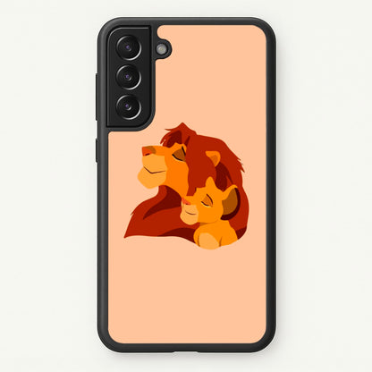 King Lion And Cub  - Disney Phone Case for Galaxy S21FE