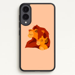 King Lion And Cub  - Disney Phone Case for Galaxy S25 Edge