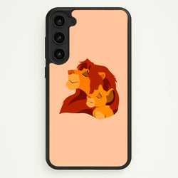 King Lion And Cub  - Disney Phone Case for Galaxy S23