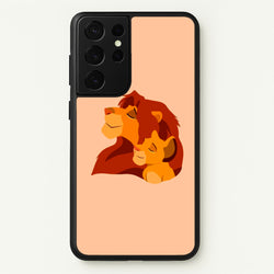 King Lion And Cub  - Disney Phone Case for Galaxy S21 Ultra