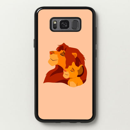 King Lion And Cub  - Disney Phone Case for Galaxy S8 Plus