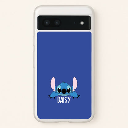 Blue Alien - Personalised Disney  - Disney Phone Case for Google Pixel 7